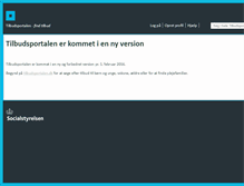 Tablet Screenshot of findtilbud.tilbudsportalen.dk
